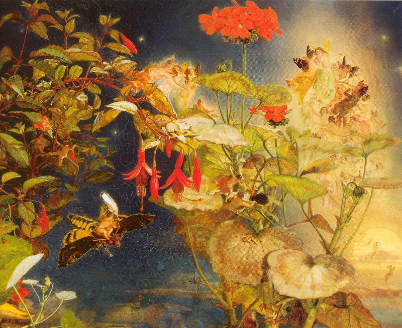 Naish, John George Elves and Fairies: A Midsummer Night's Dream China oil painting art